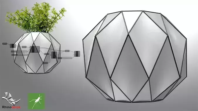 Lunchbox Vase Parametric Design Grasshopper Rhino Files Download