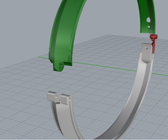 Bracelet without stones N012949 3D print model_4