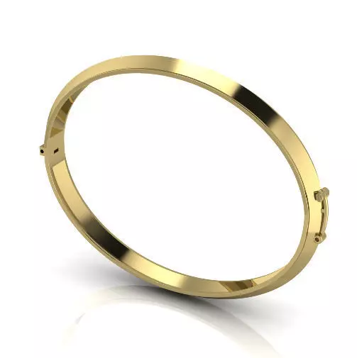 Bracelet without stones N012949 3D print model_0