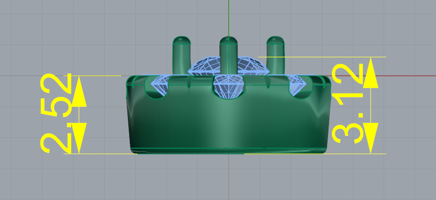 Earrings puset N012946 3D print model_6