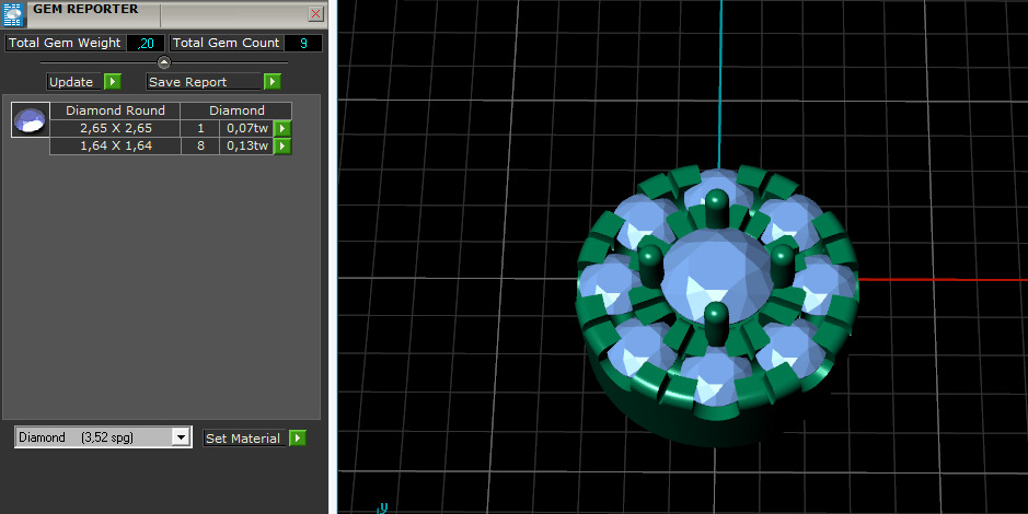 Earrings puset N012946 3D print model_8