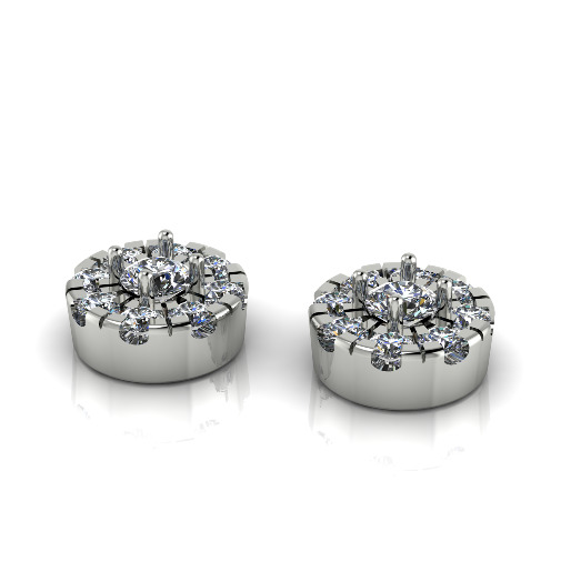 Earrings puset N012946 3D print model_1