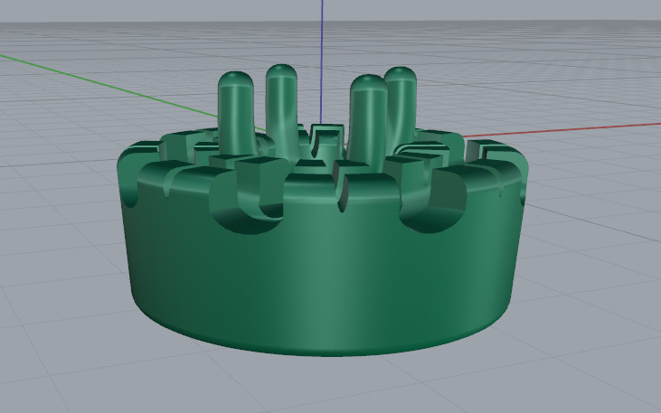 Earrings puset N012946 3D print model_3