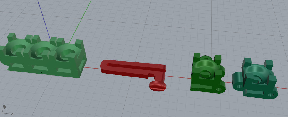 Tennis bracelet N012945 3D print model_3