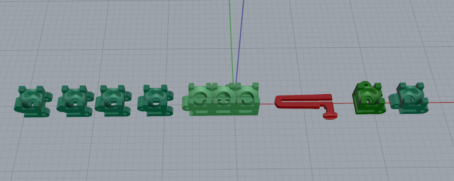 Tennis bracelet N012945 3D print model_2