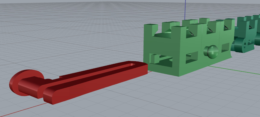 Tennis bracelet N012945 3D print model_4