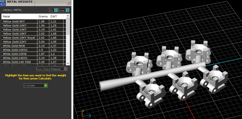 Tennis bracelet N012945 3D print model_8