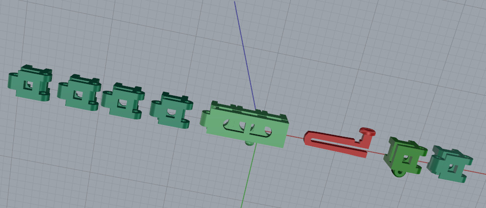 Tennis bracelet N012945 3D print model_5