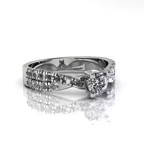 Halo Engagement Rings N013045