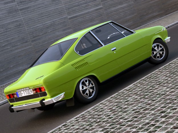 Skoda 110R 1971 3D model_1