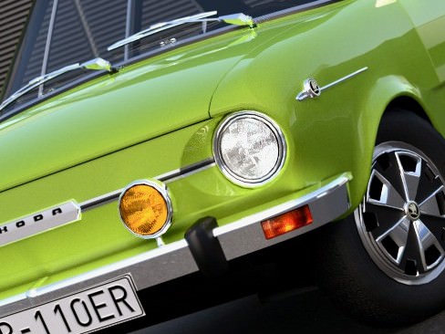 Skoda 110R 1971 3D model_8