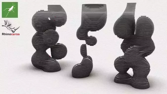 Metaball Parametric Facade Design Grasshopper Rhino Files 