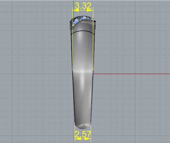 Wedding ring N013040 3D print model_7