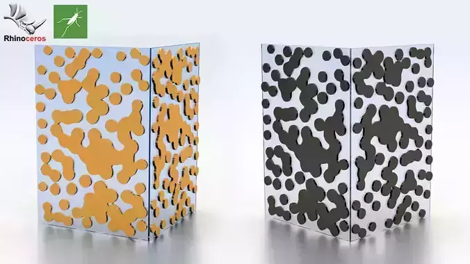 Parametric Facade Design Over Surface Grasshopper Rhino Files