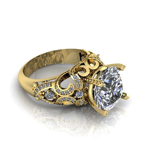 Ring with patterns N013033 3D print model