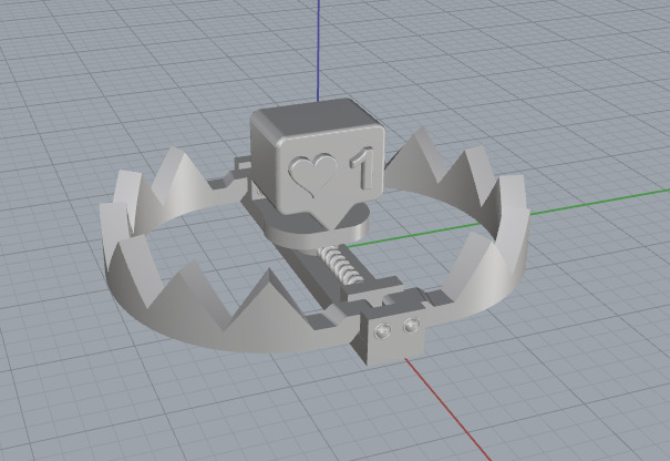 Trap N013023 3D print model_2