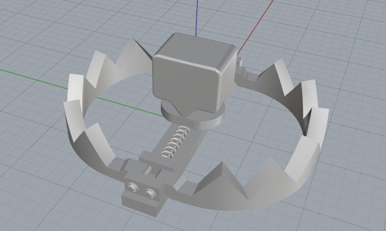 Trap N013023 3D print model_5