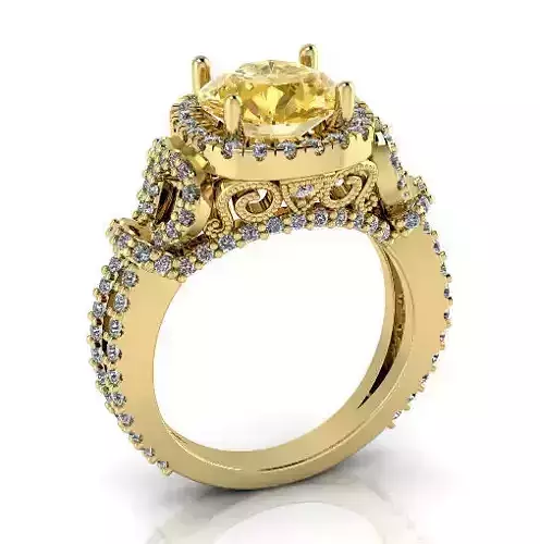 Halo Engagement Rings N013018