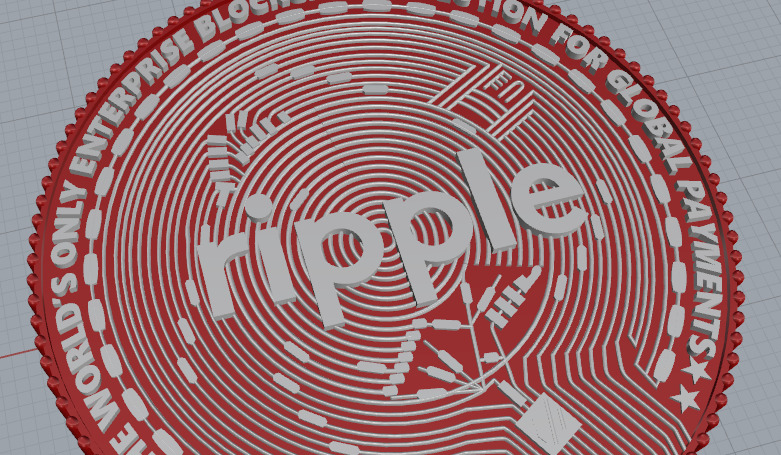 ripple N013008 3D print model_2