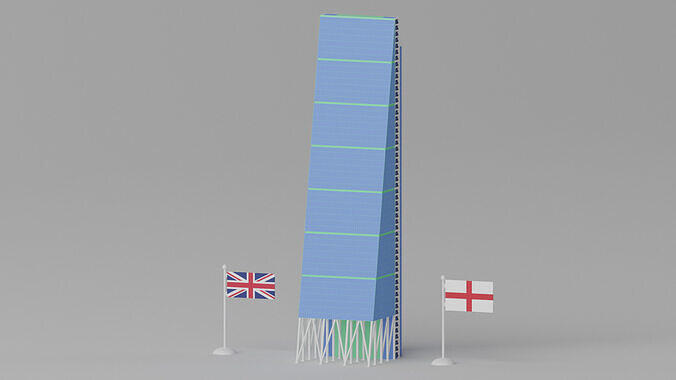 Leadenhall Building London UK 3D model 3