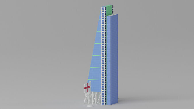 Leadenhall Building London UK 3D model 6