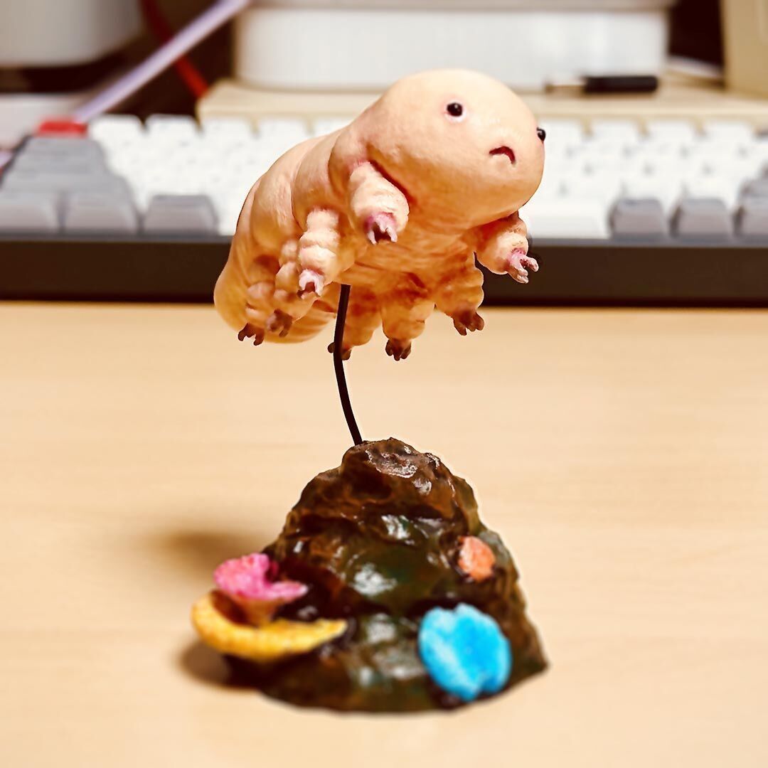 Cryptobiote with Base 3D print model_6