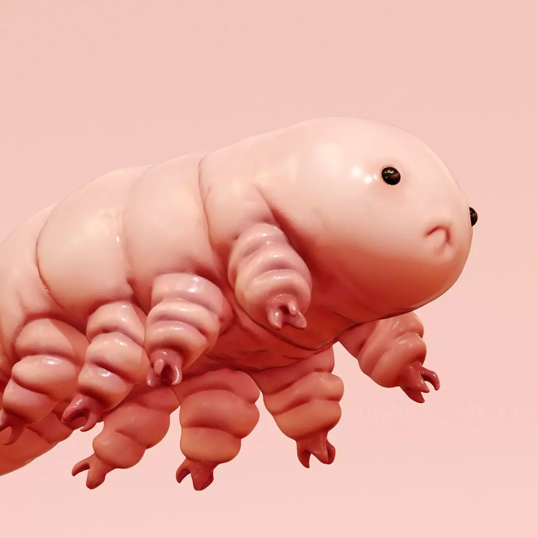 Cryptobiote with Base 3D print model_0