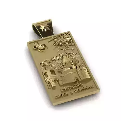 Temple pendant N012997