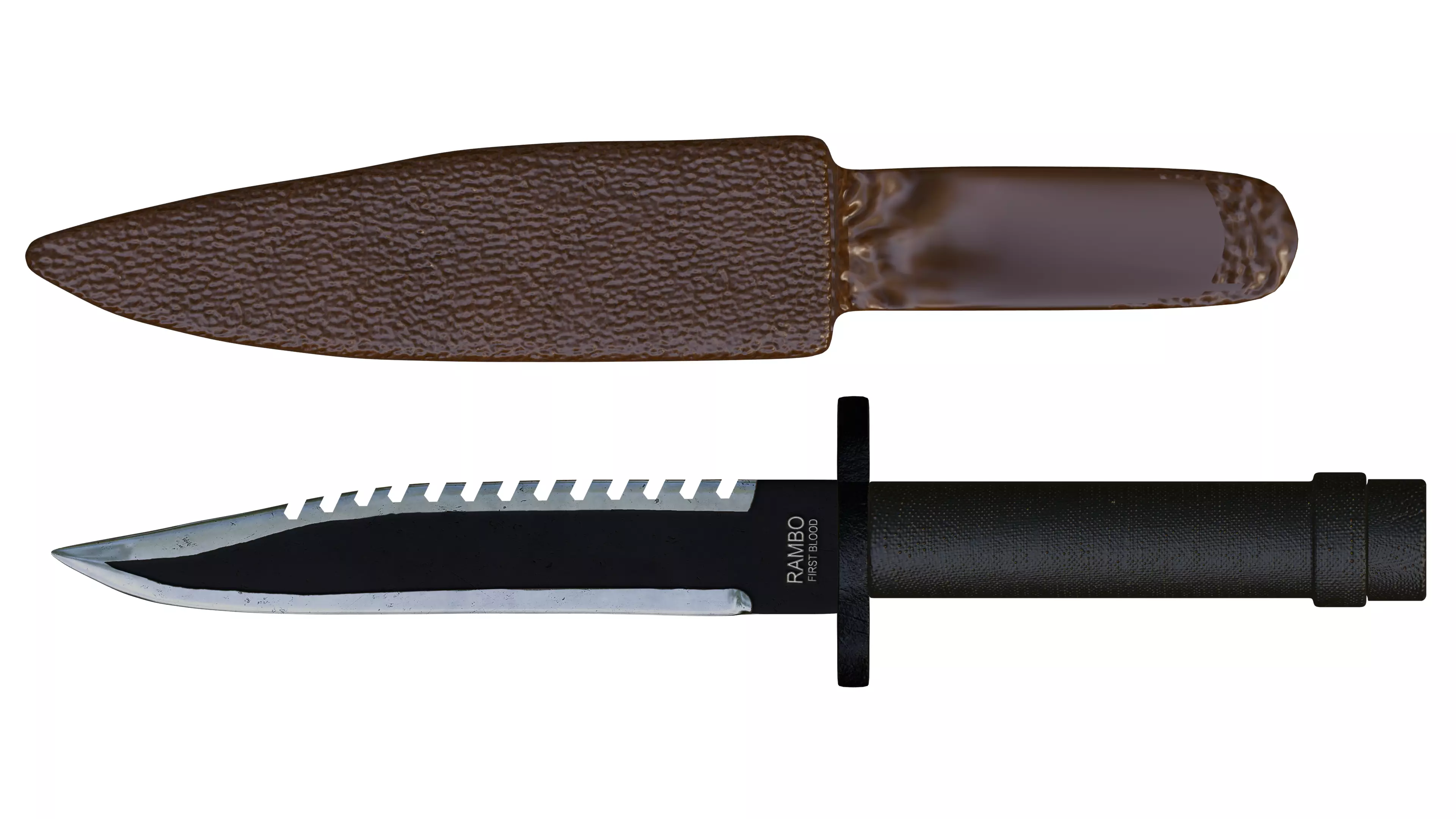 Rambo First Blood Dagger 3D model_0