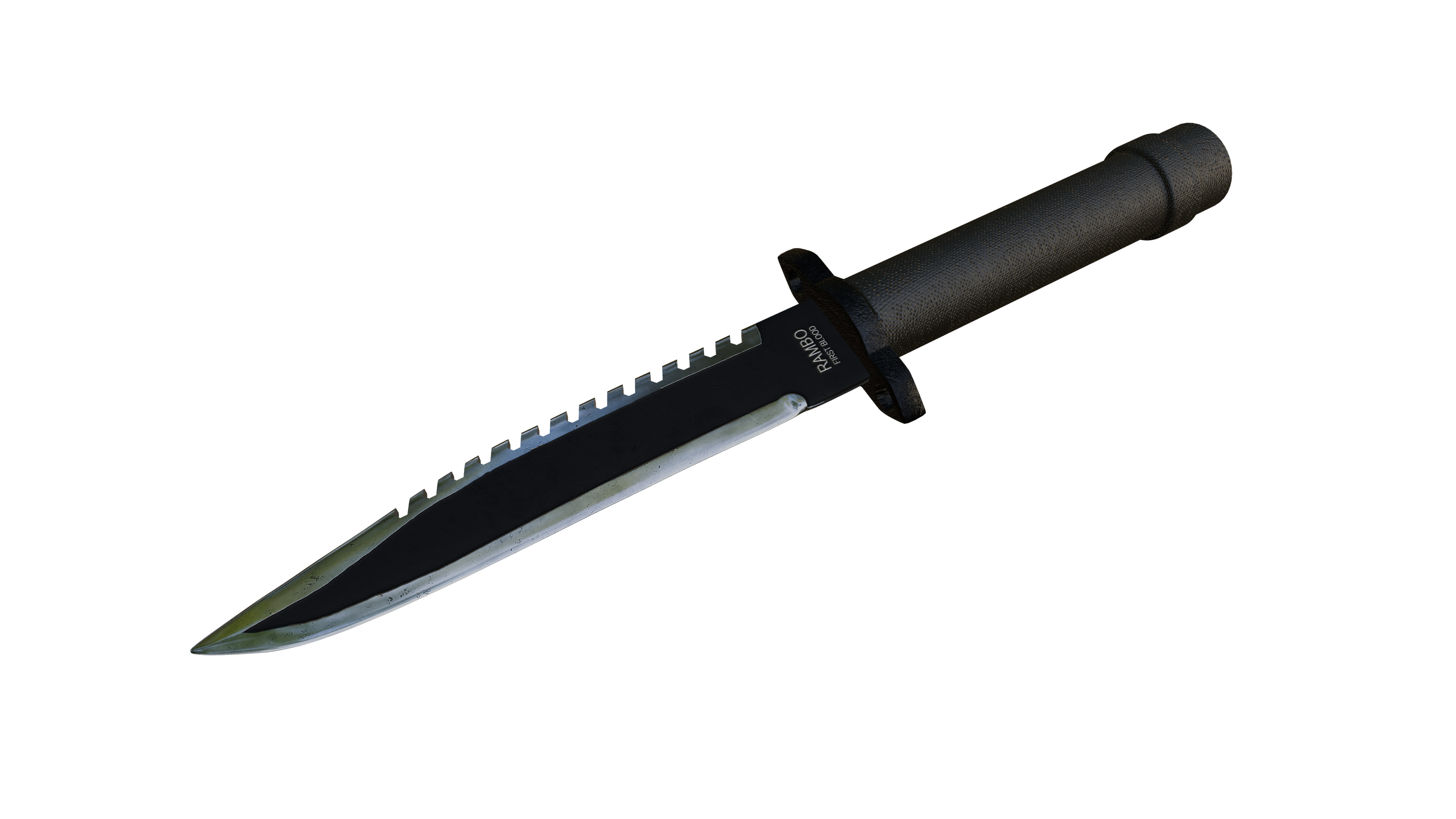 Rambo First Blood Dagger 3D model_3