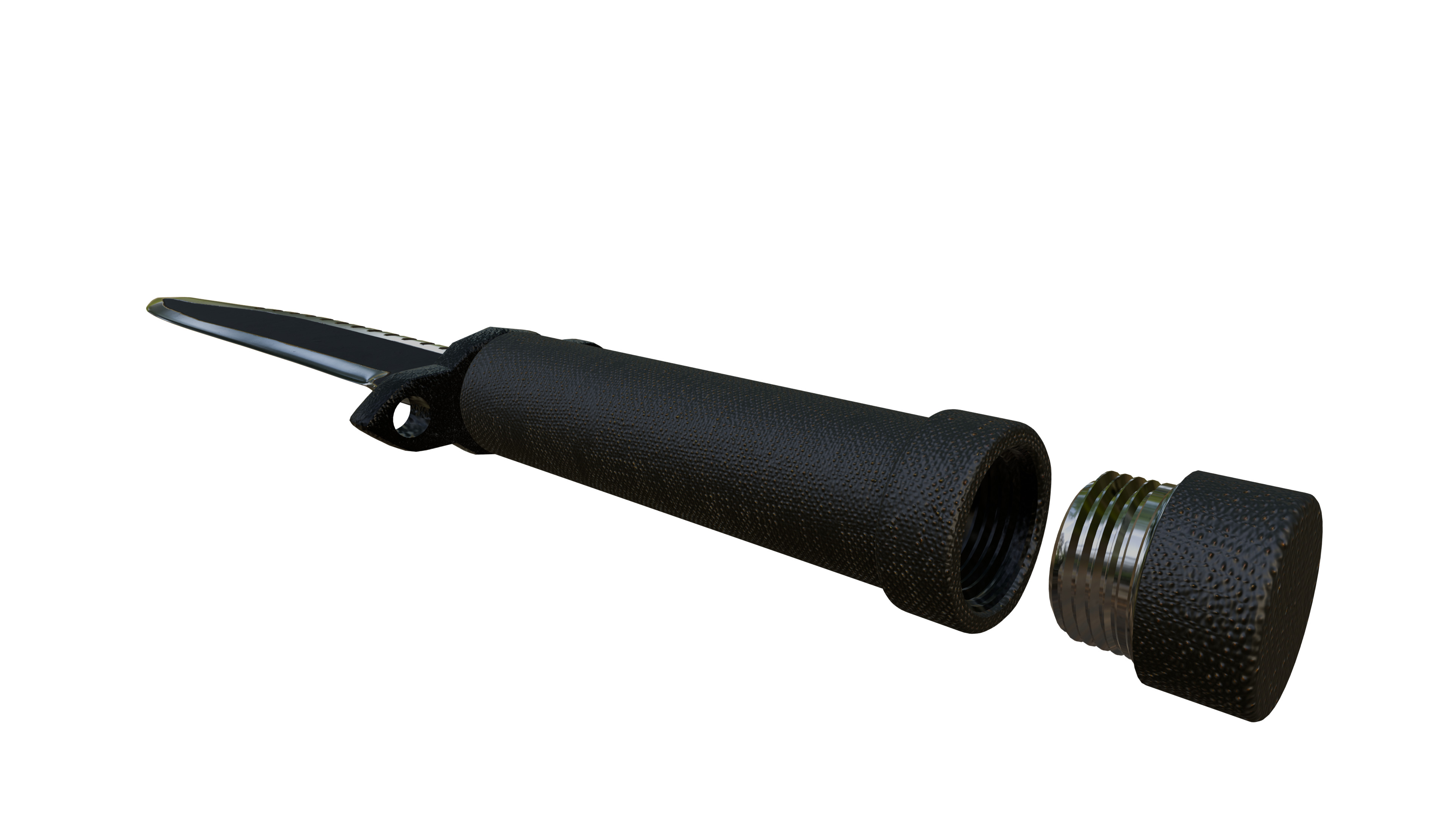 Rambo First Blood Dagger 3D model_2