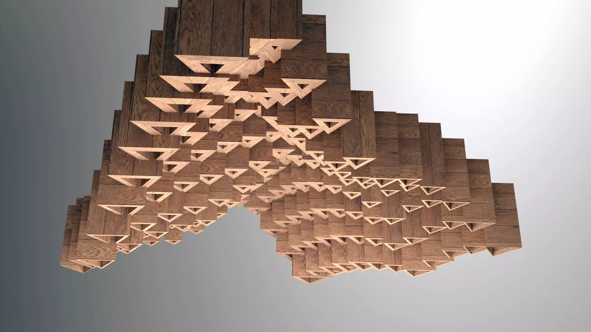 Parametric Ceiling Design Grasshopper Rhino Files Download 3D model