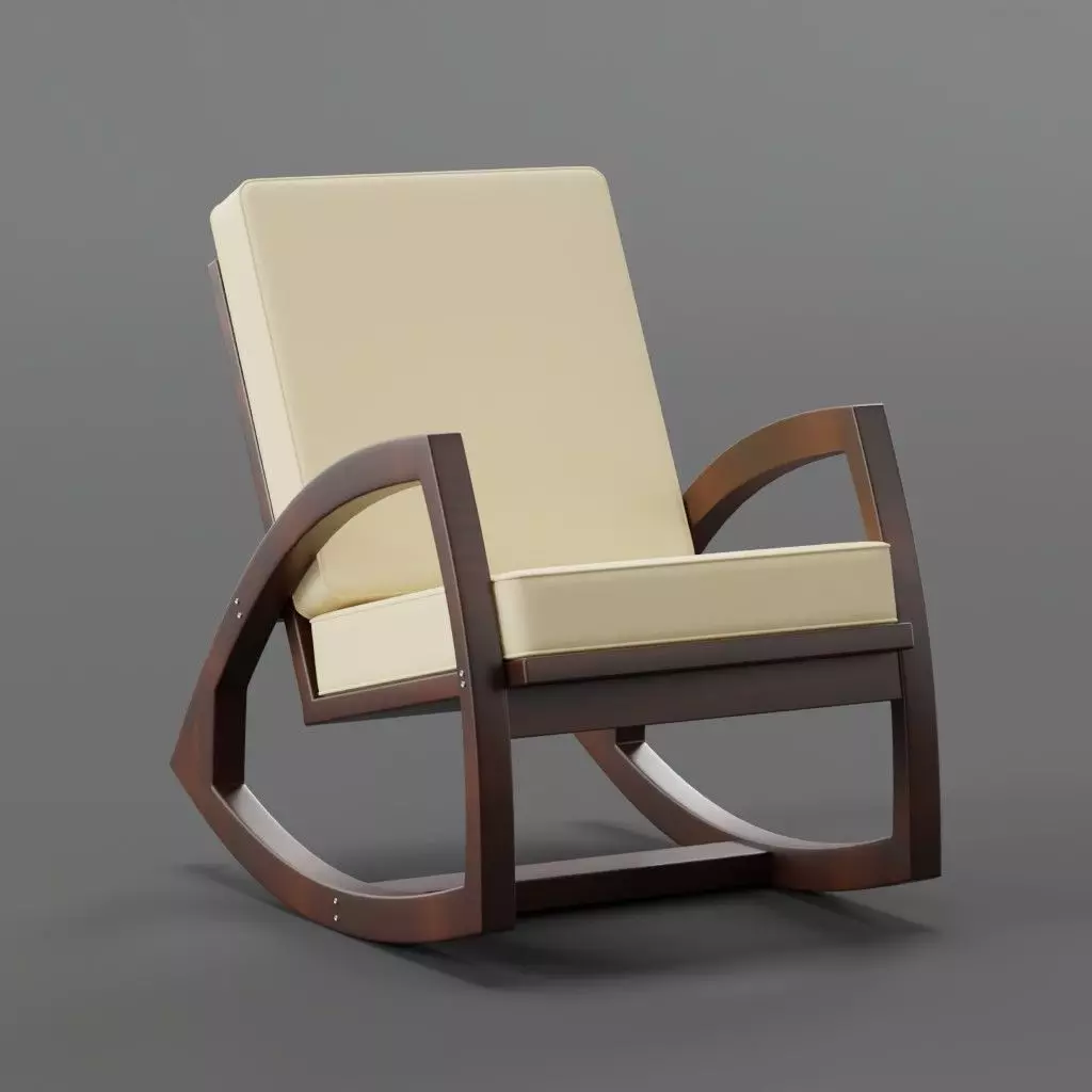 Mocha Glide Rocker 3D model