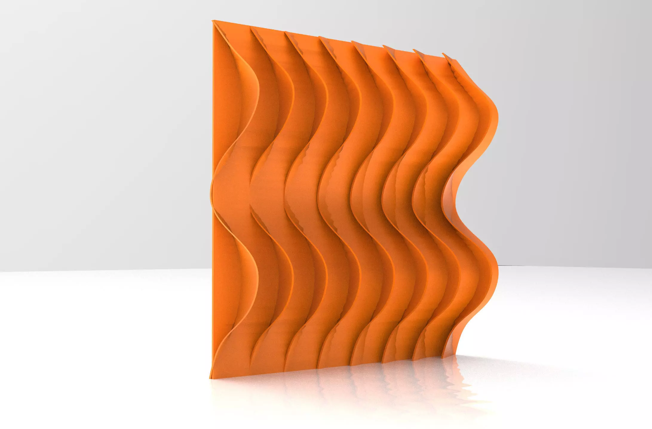 Parametric Curve Facade Design Grasshopper Rhino Files Download 3D model