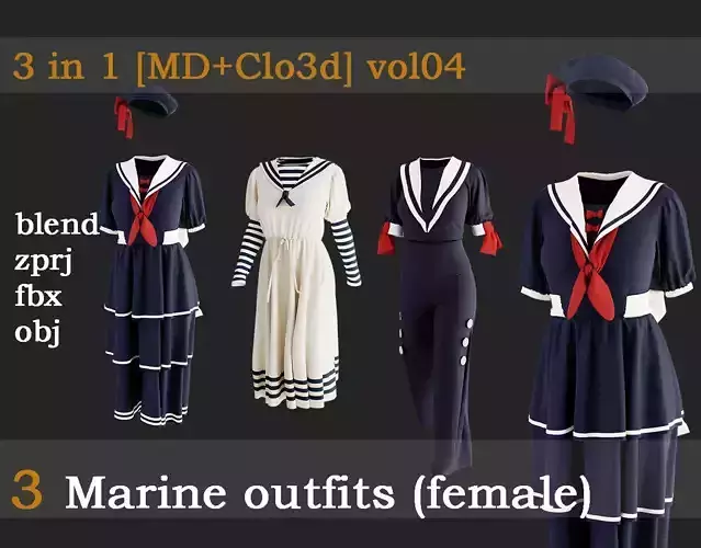 3 Marine outfits vol04