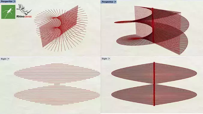 360 Planes Script Parametric Design Grasshopper Rhino Files