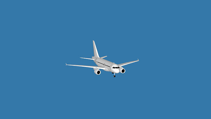 Airbus A318 3D model