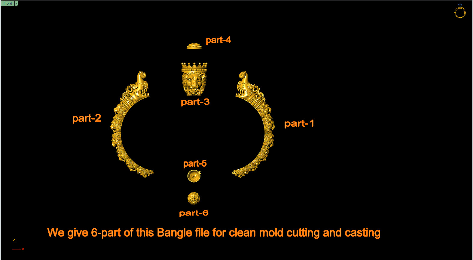 Murti Bangle 3D-print file-2 3D print model_8