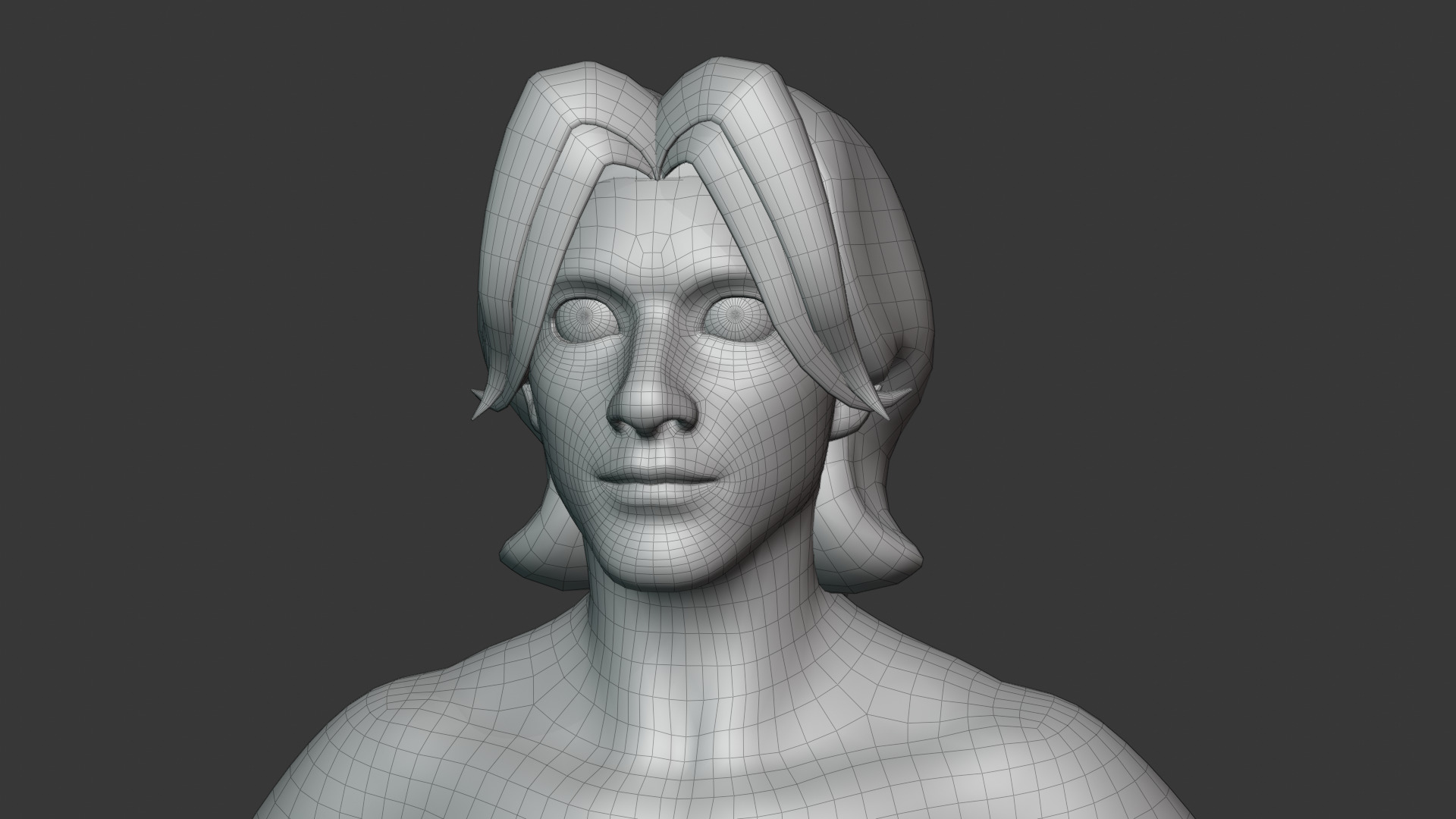 Stylized Male Body Base Mesh Rigged with IK FK Switch Low-poly 3D model_15