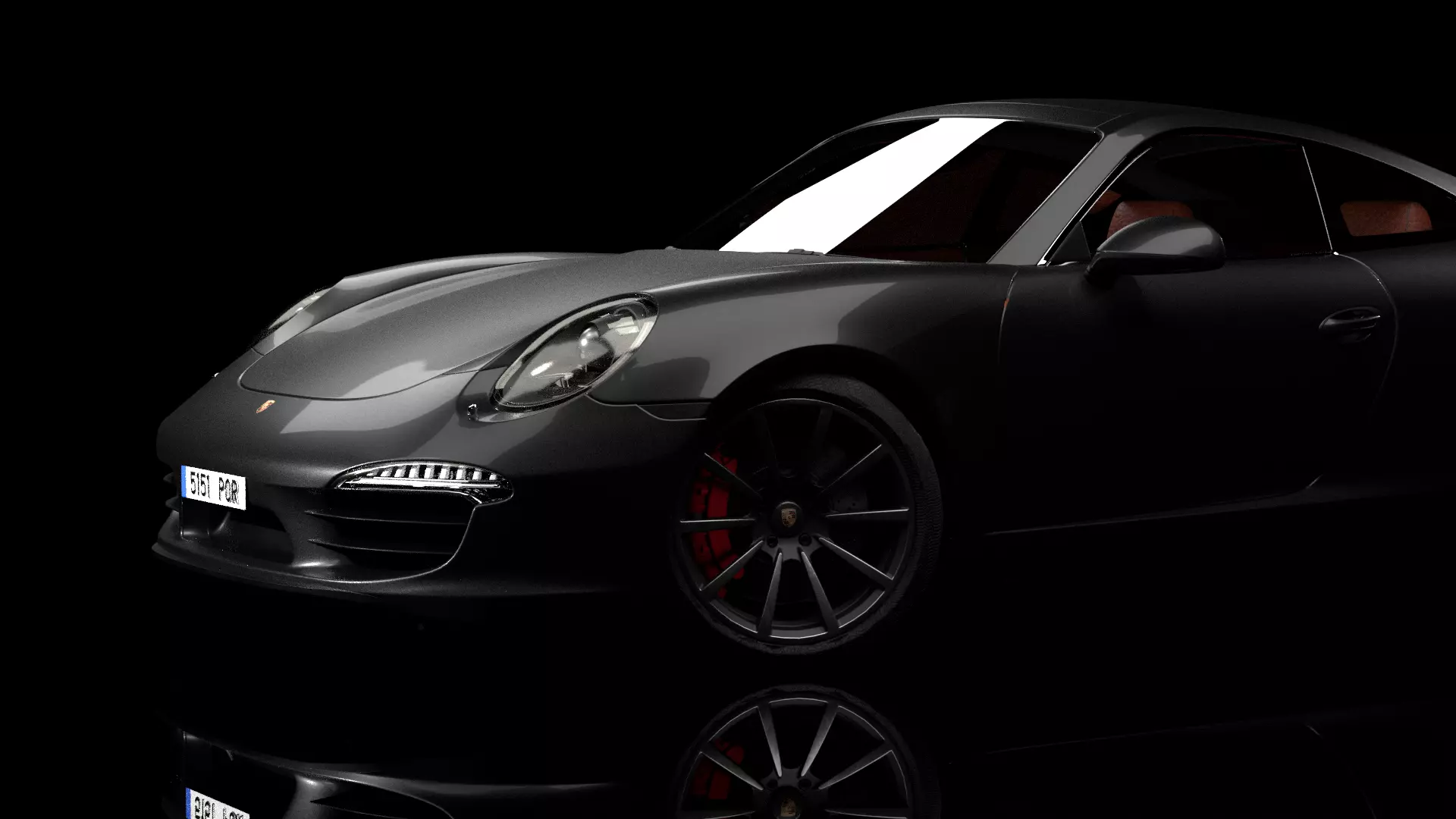 Porsche 911 exterior 3D model