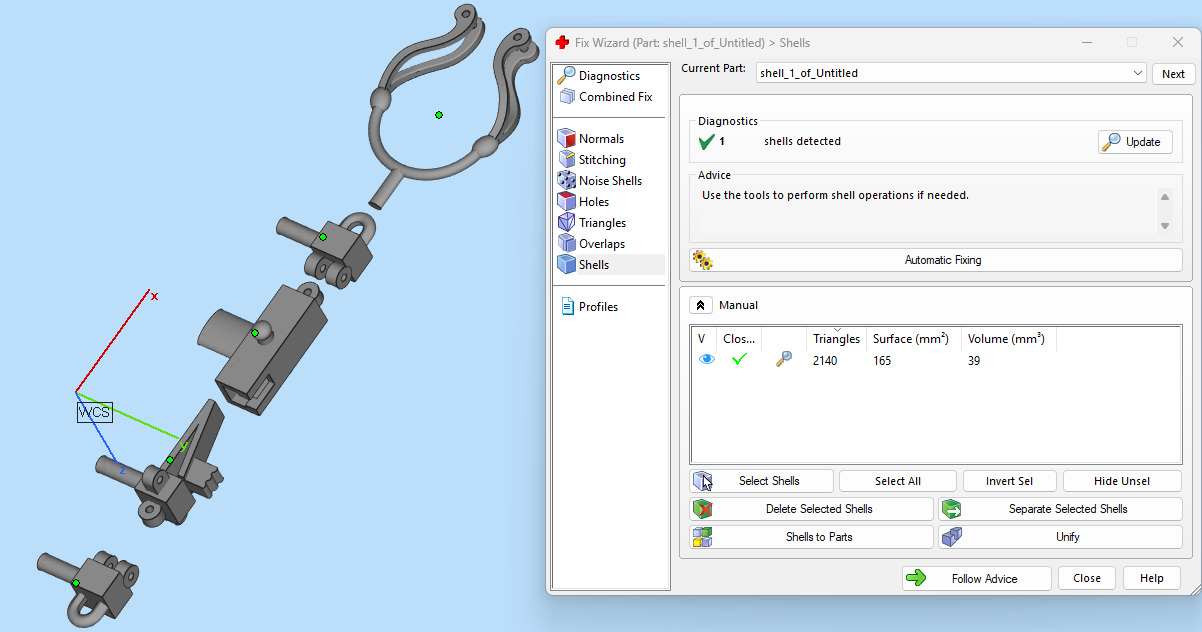 Bracelet lock clasp box 3D print model 3D print model_13