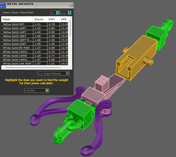 Bracelet lock clasp box 3D print model 3D print model_9