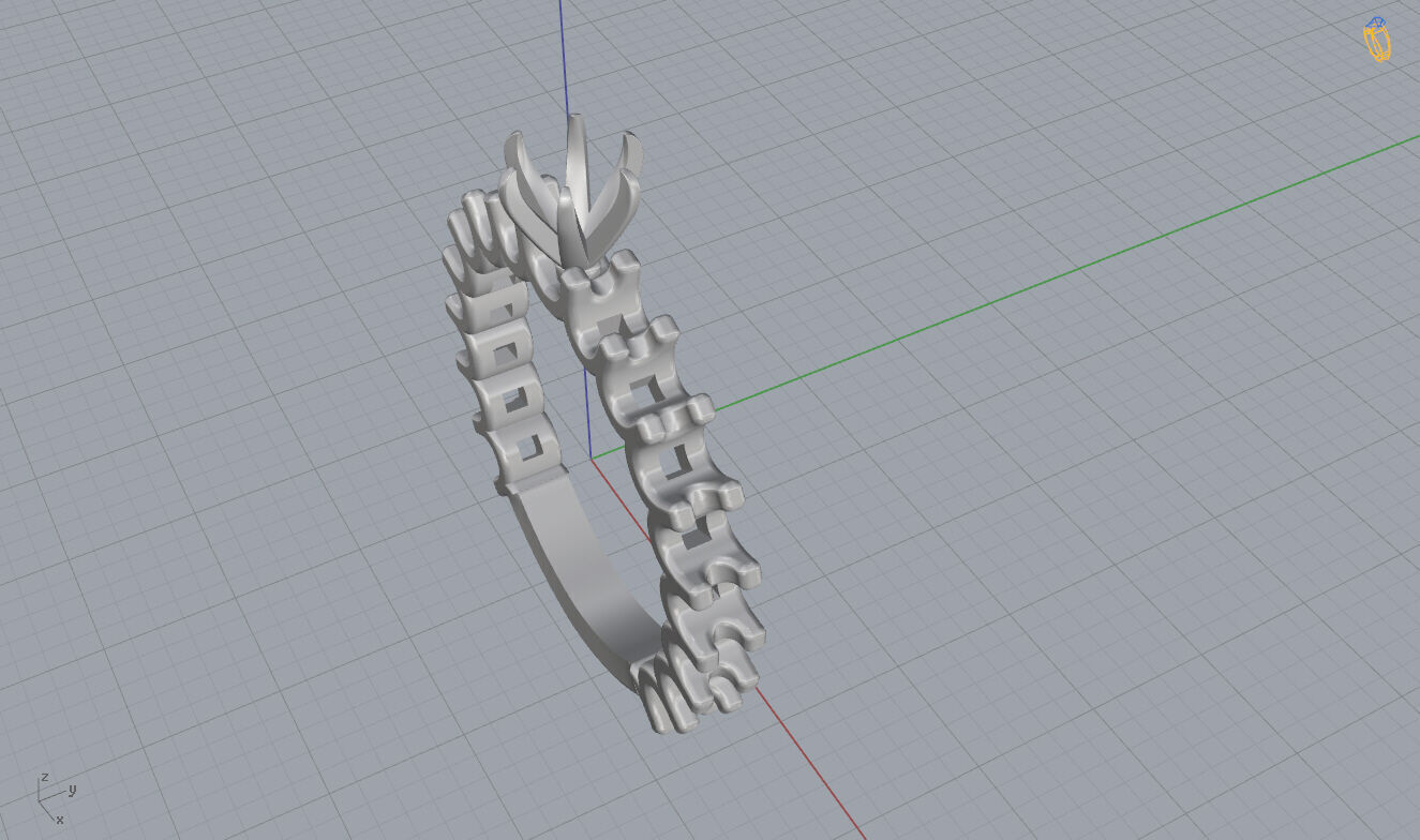 Engagement Ring 3D print model_15