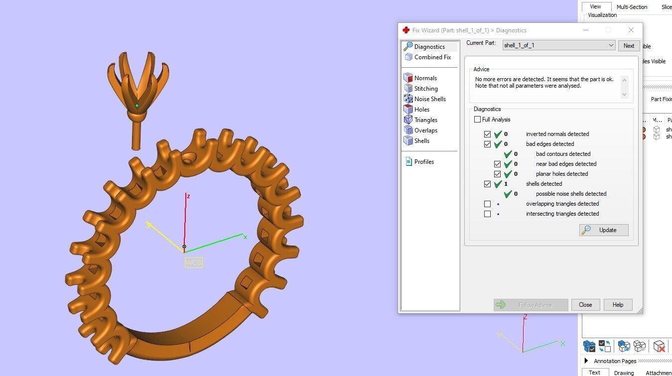 Engagement Ring 3D print model_5