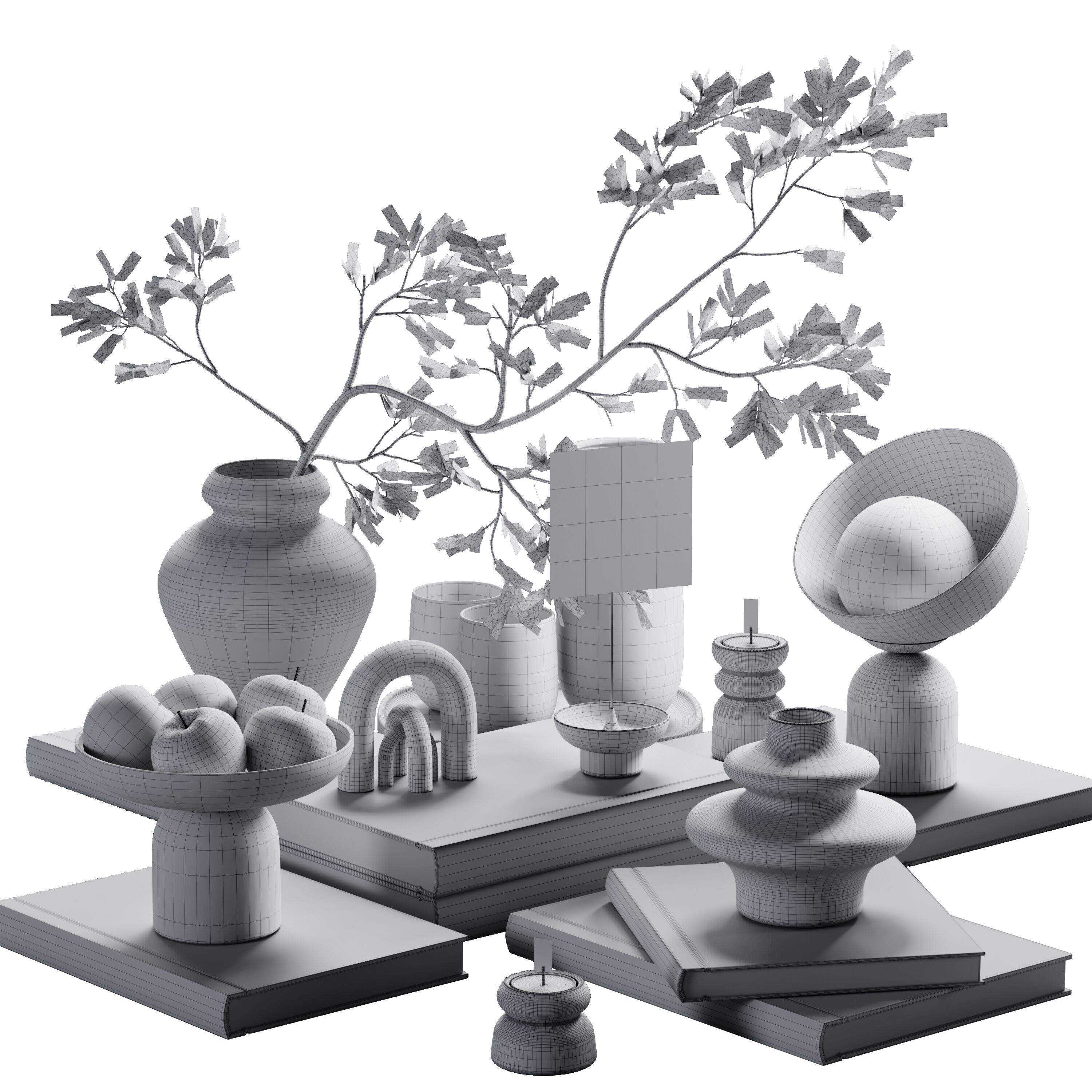 Decorative Set 24 3D model_6