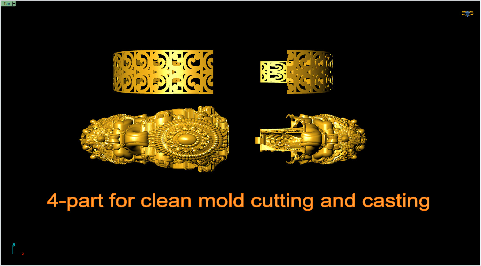 Murti Bangle 3D-print file-3 3D print model_10