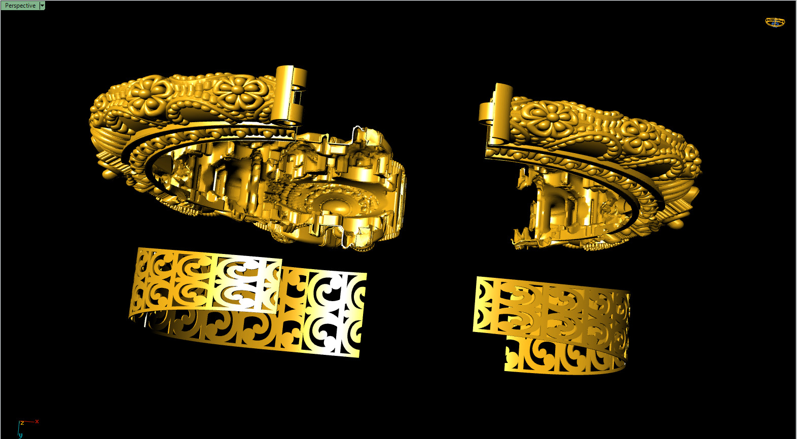 Murti Bangle 3D-print file-3 3D print model_7