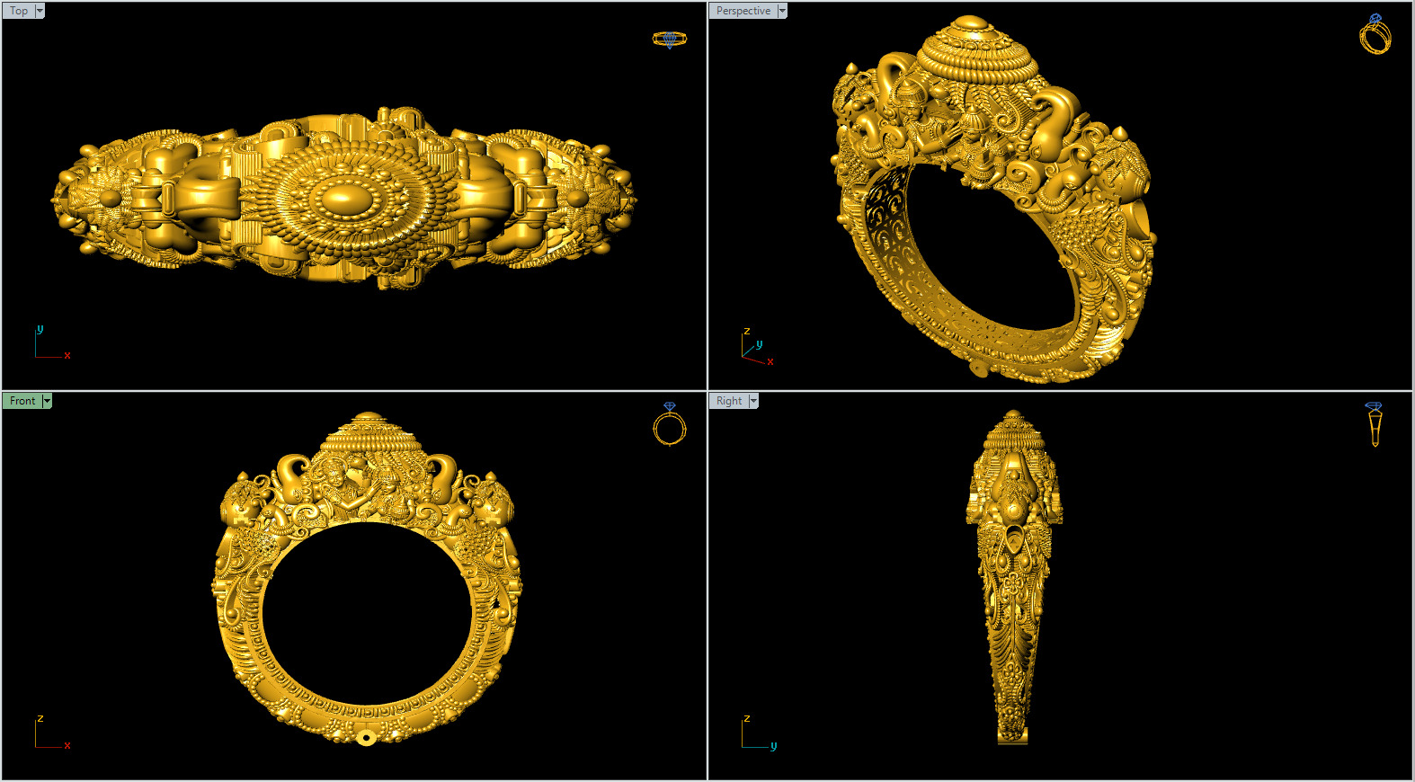 Murti Bangle 3D-print file-3 3D print model_4