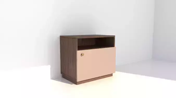 Serena Line Elegance island- cube model Low-poly 3D model