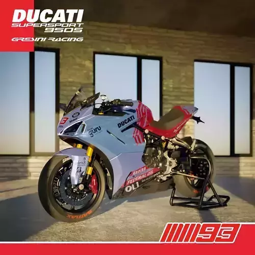 Ducati Supersport 950 Gresini Livery of Marc Marquez